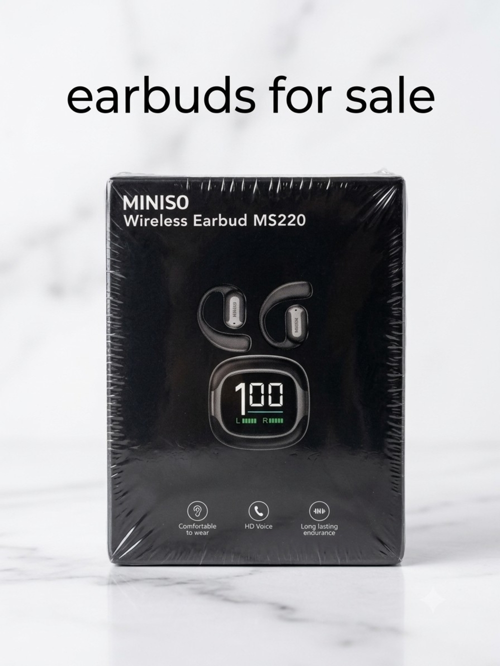 Wireless Earbud MS220  True Wireless Earbuds with Charging Case from Miniso